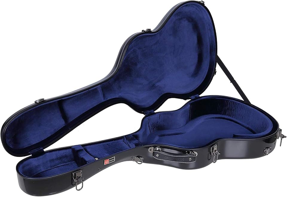 Crossrock Deluxe Fiberglass Classical Guitar Case